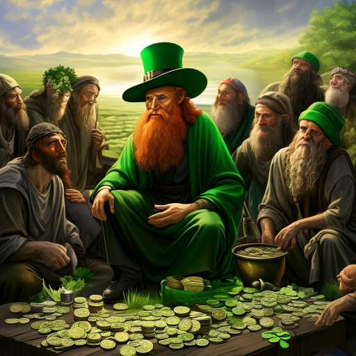 Saint Patrick With Druid Men
