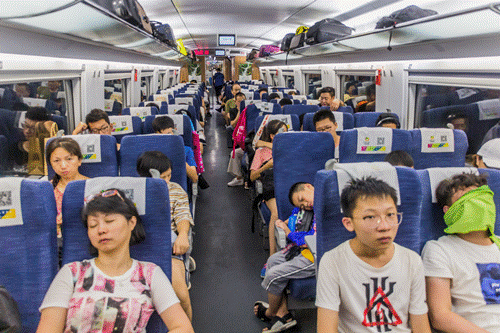 China High Speed Train interior