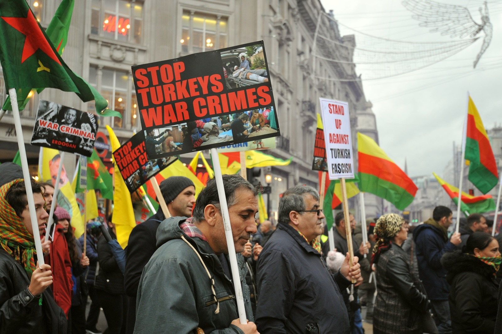 Kurdish Protest Fascism