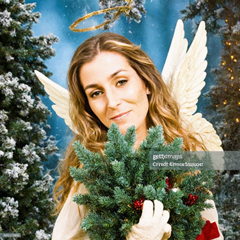 Christmas Angel w_tree350
